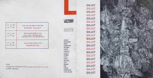 photo 2_Carton_dinvitation_pour_lexposition_de_la_Lefebvre_Gallery_New_York_1961